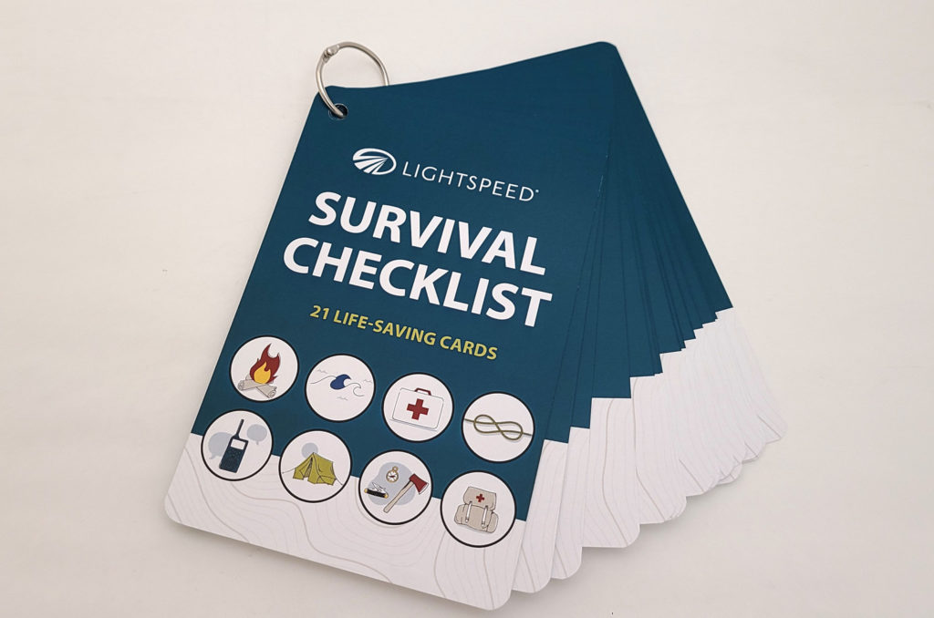 card deck spread Aviation Survival Checklist Deck - Spread